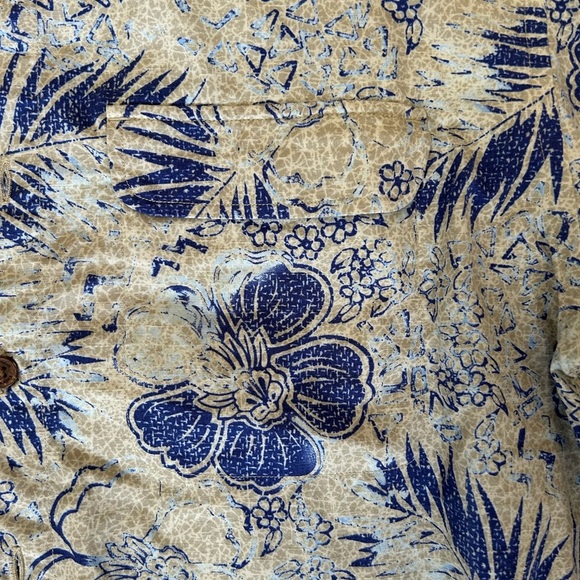 Ex Officio Buzz Off Insect Shield short sleeve button down. Floral. Fishing. EUC - Picture 3 of 10